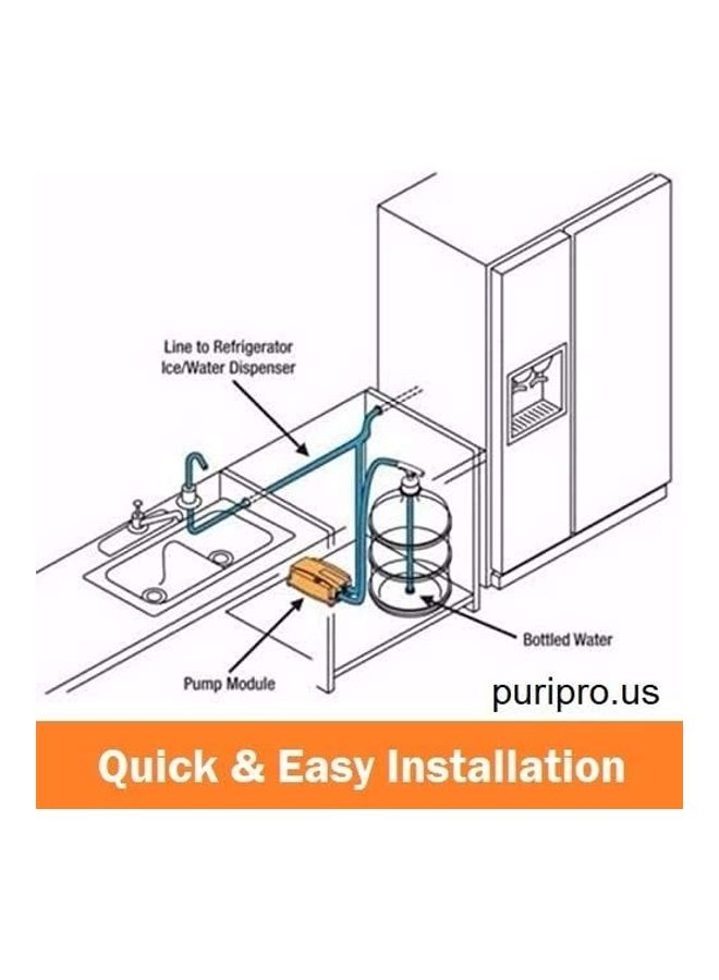 PuriPro - Automatic Bottled Water Dispenser System Regular Model White - Image 1