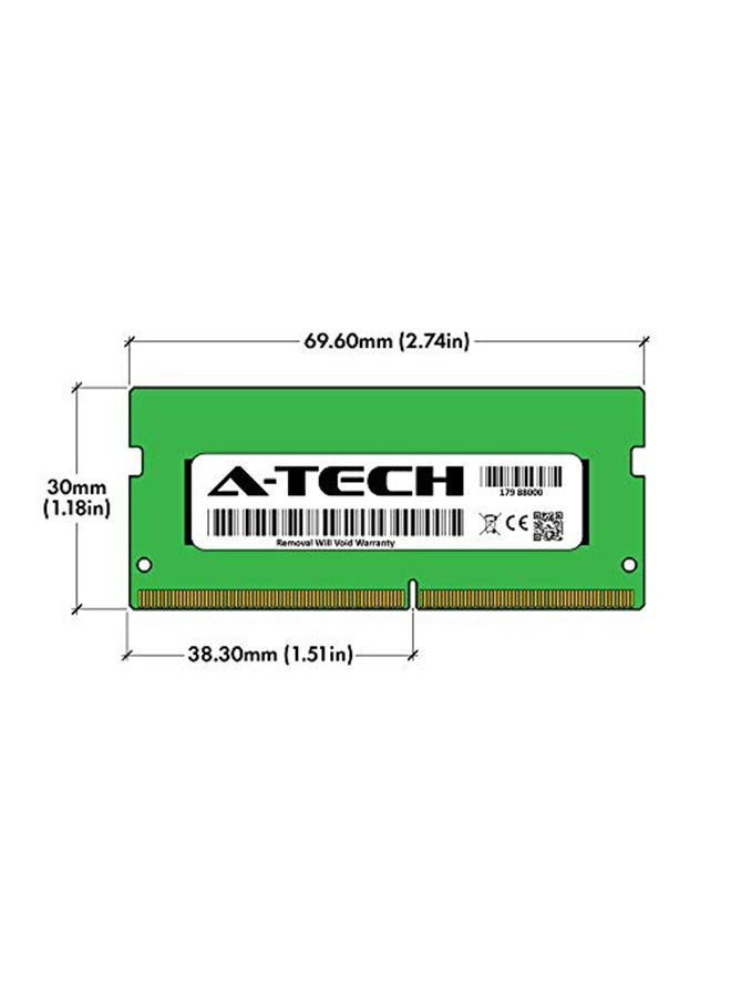 A-TECH - 2-Piece Laptop Notebook Computer RAM Memory Upgrade Kit Green - Image 1