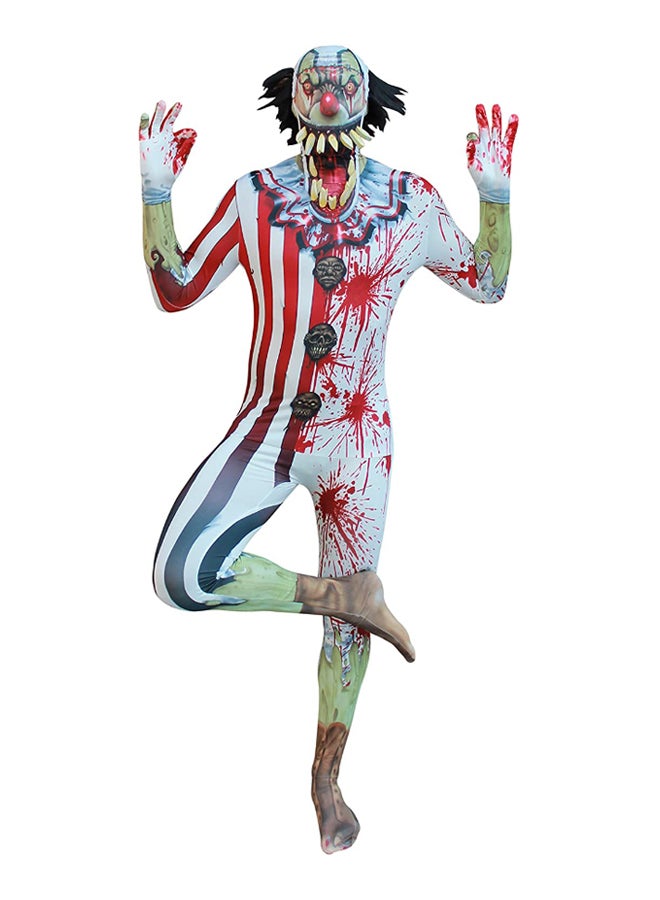Morphsuits - Zombie Clown Jaw Dropper Costume M - Image 1