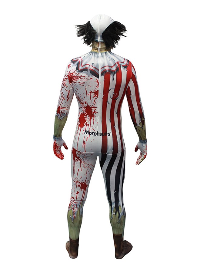 Morphsuits - Zombie Clown Jaw Dropper Costume M - Image 1