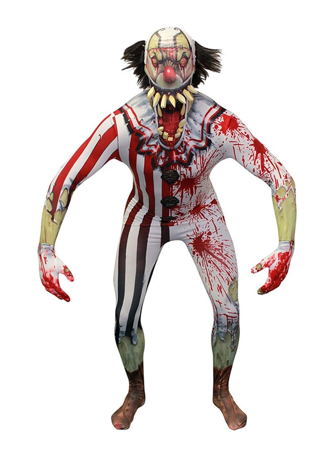 Morphsuits - Zombie Clown Jaw Dropper Costume M - Image 1