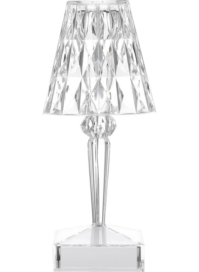 ماركة غير محددة - مصباح طاولة ماسي قابل للشحن بمنفذ USB أبيض - Image 1