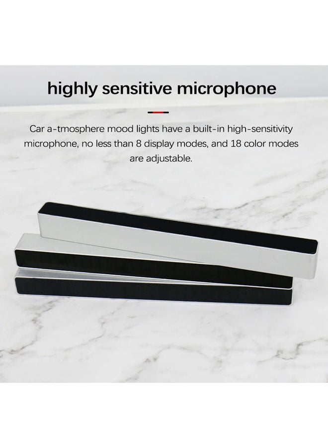 ضوء يصدر الموسيقى، بإضاءة LED RGB متعددة الألوان متعدد الألوان - Image 3