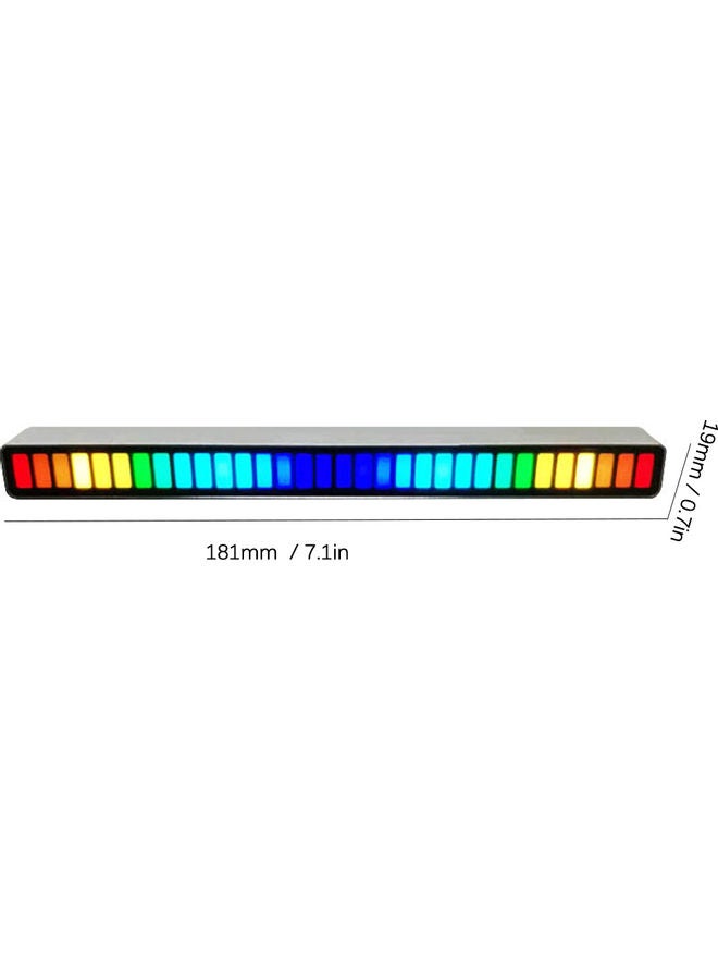 ضوء يصدر الموسيقى، بإضاءة LED RGB متعددة الألوان متعدد الألوان - Image 2