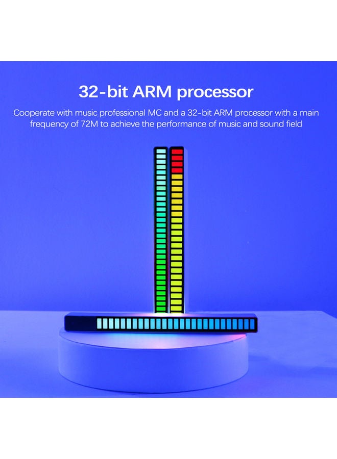 ضوء يصدر الموسيقى، بإضاءة LED RGB متعددة الألوان متعدد الألوان - Image 4