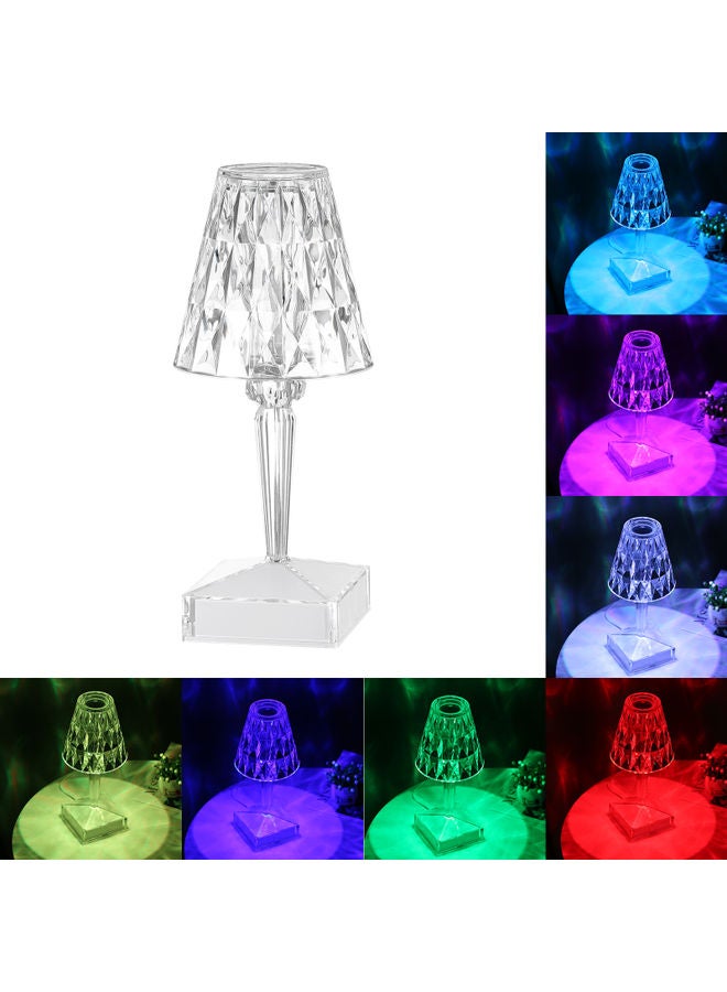 Generic - USB Rechargeable Diamond Table Lamp Multicolour - Image 1