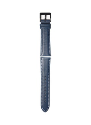 Genuine Leather Band Smart Watch Strap Blue - v1623155930/N48036828A_1