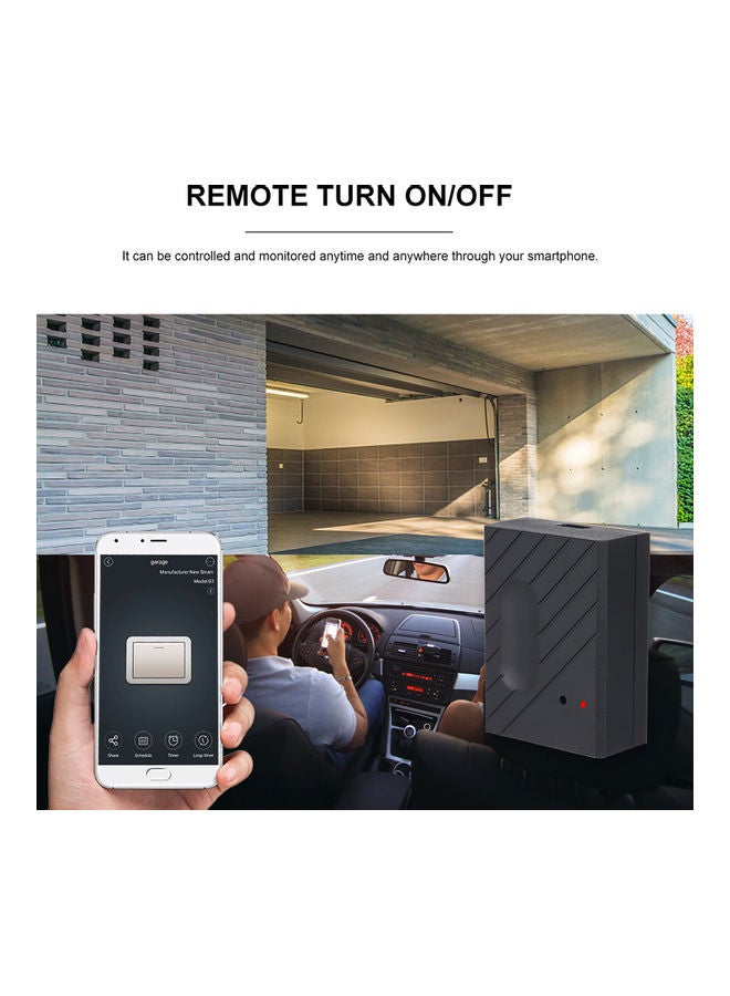 Generic - WiFi Smart Switch Garage Door Controller Black - Image 1