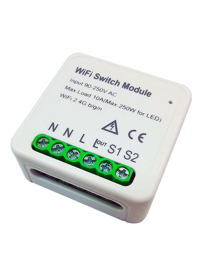 Smart WiFi Automation 2-Way Light Switch Module White  - Image 1