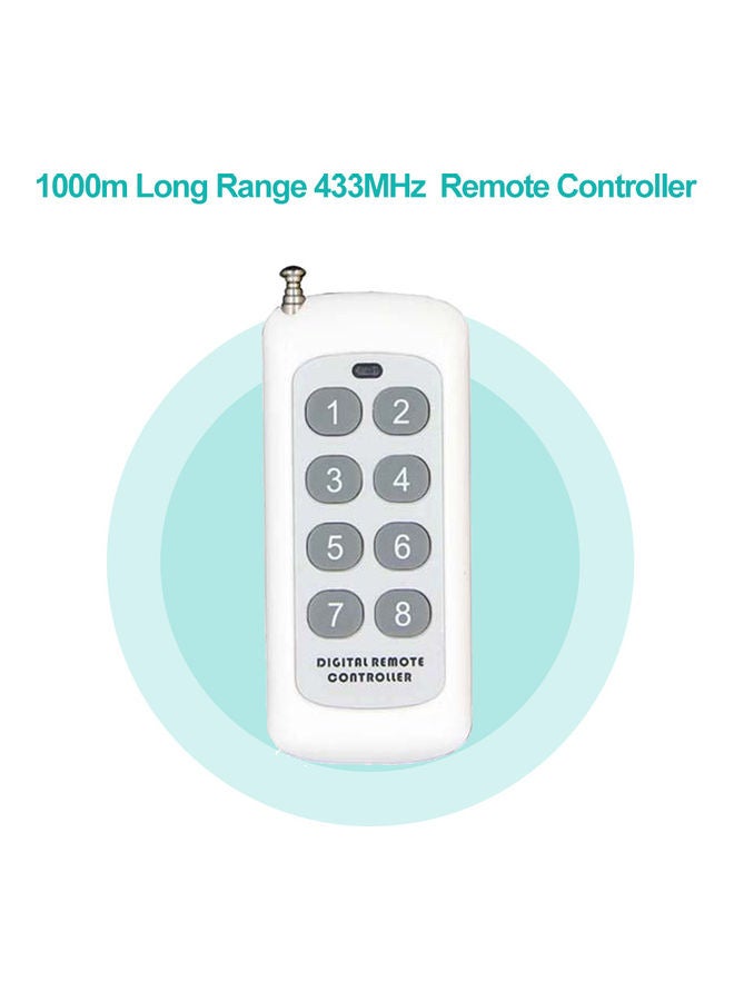 Generic - Long Range Distance High Power Wireless Remote Control Transmitter White - Image 1