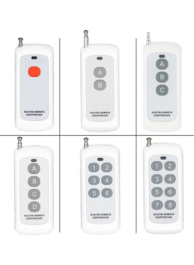 Generic - Long Range Distance High Power Wireless Remote Control Transmitter White - Image 1