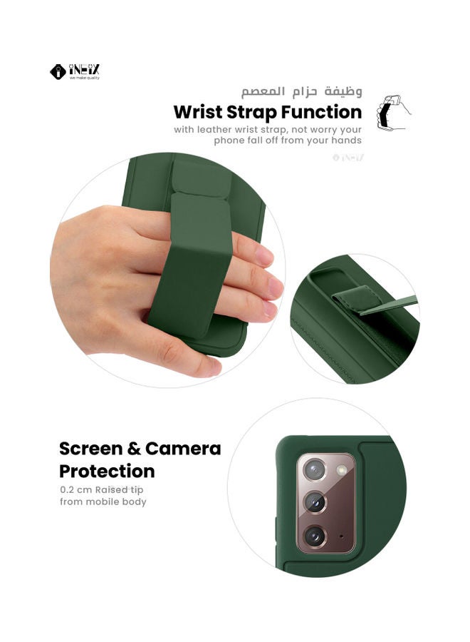 INEIX 3-In-1 Magnetic Hand Grip Holder Case For Samsung Galaxy Note20 Green - Image 5