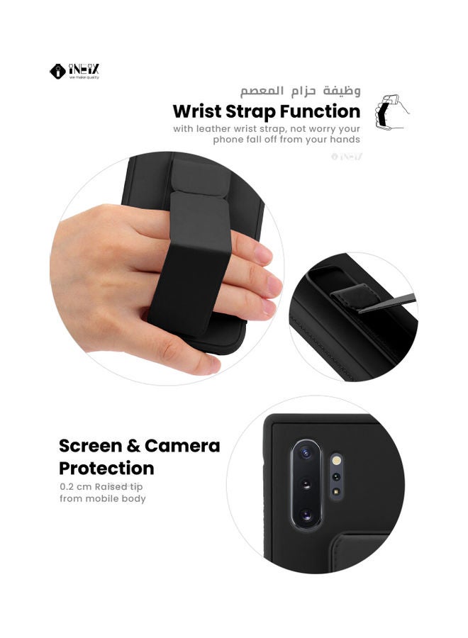 إينيكس غطاء حماية 3 في 1 مزود بمقبض مغناطيسي لهاتف سامسونج جالاكسي نوت 10+ أسود - Image 5