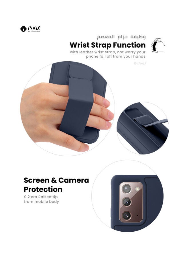 إينيكس غطاء 3 في 1 بحامل يدوي مغناطيسي لهاتف سامسونج جالاكسي نوت 20 أزرق - Image 5
