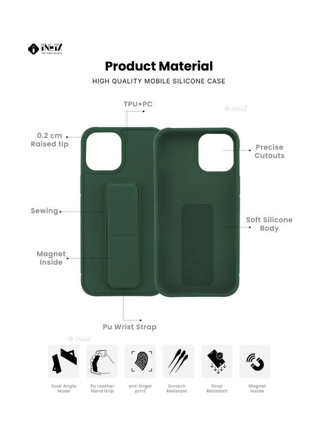 إينيكس غطاء حماية واقٍ لهاتف أبل آيفون 12 برو أخضر - Image 2