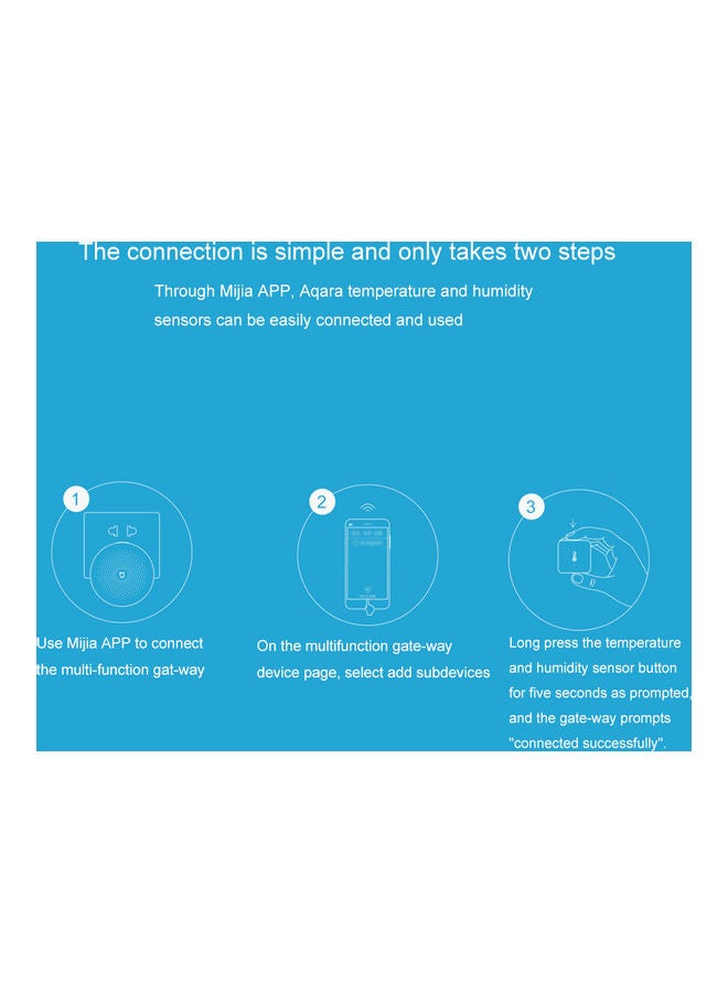 Generic - Temperature Humidity Sensor White - Image 1