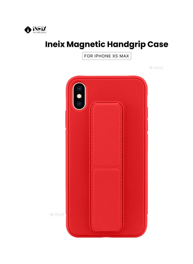 INEIX 3-In-1 Magnetic Hand Grip Holder Case For Apple iPhone XS Max Red - Image 1