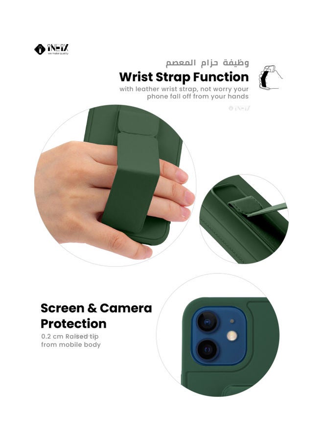 إينيكس غطاء حماية واق لهاتف أبل آيفون 12 أخضر - Image 5