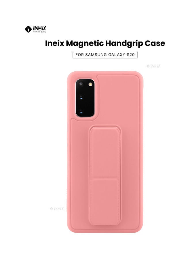إينيكس غطاء 3 في 1 بحامل يدوي مغناطيسي لهاتف سامسونج جالاكسي S20 وردي - Image 1