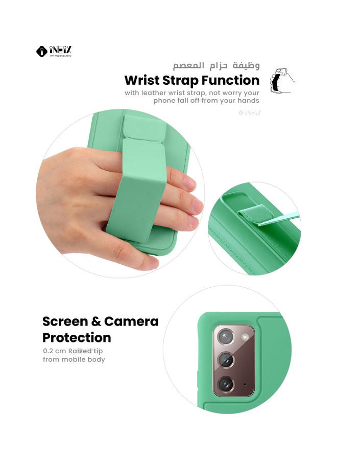 إينيكس غطاء 3 في 1 بحامل يدوي مغناطيسي لهاتف سامسونج جالاكسي نوت 20 أخضر - Image 5