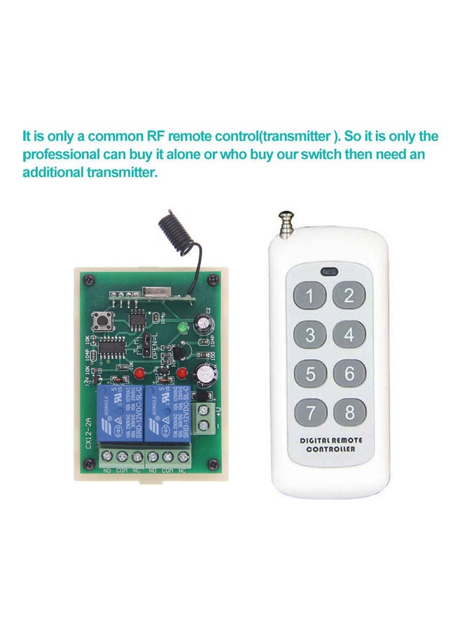 Long Range Distance High Power Wireless Remote Control Transmitter White - Image 4