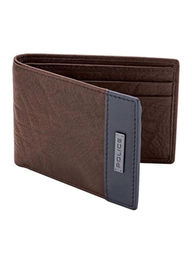 POLICE Tolerance Bi-Fold Wallet Brown/Blue  - Image 1