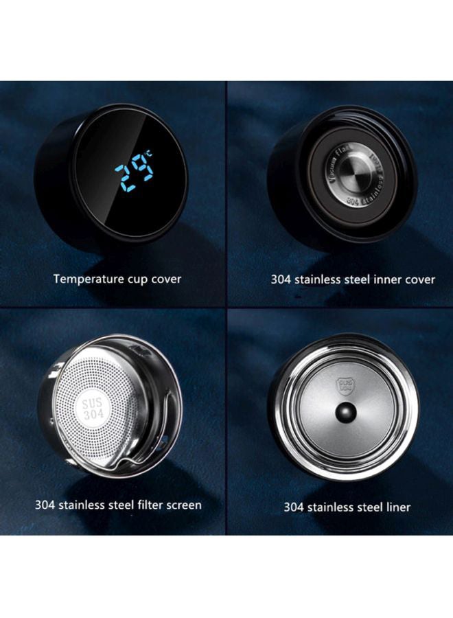 بيوينتي كوب عازل للحرارة من الستانلس ستيل أسود 22.1سم - Image 4