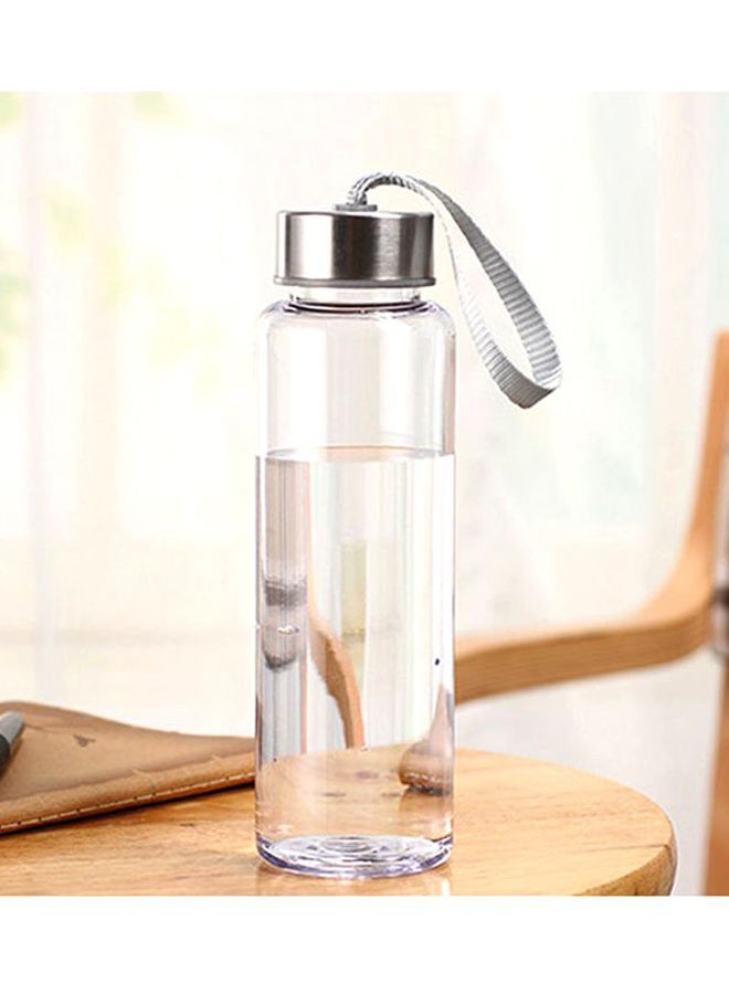 Beauenty New Outdoor Sports Portable Water Bottle Clear/Silver 22x4.1x6.5cm - Image 2