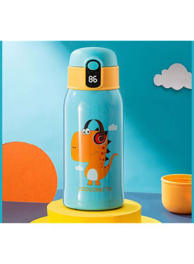 Beauenty Stainless Steel Student Bounce Cover Straw Cup Blue/Orange/White 21.5cm - Image 2