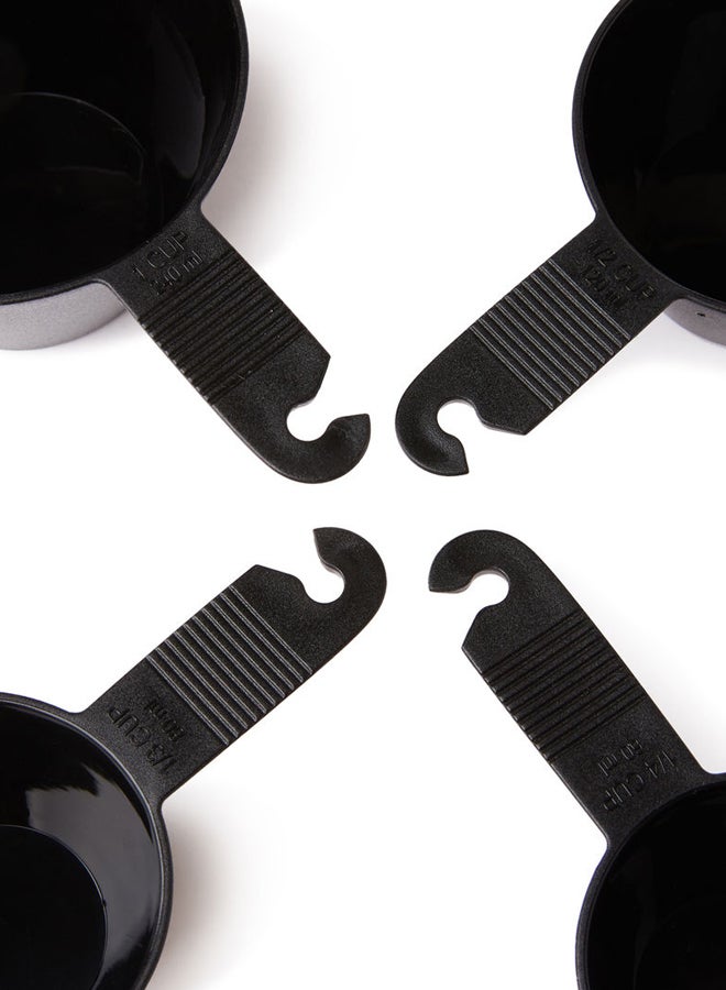 BERGNER - 4-Piece Foodies Measuring Cup Set Black 240 Ml, 120 Ml, 80 Ml, 60ml - Image 1