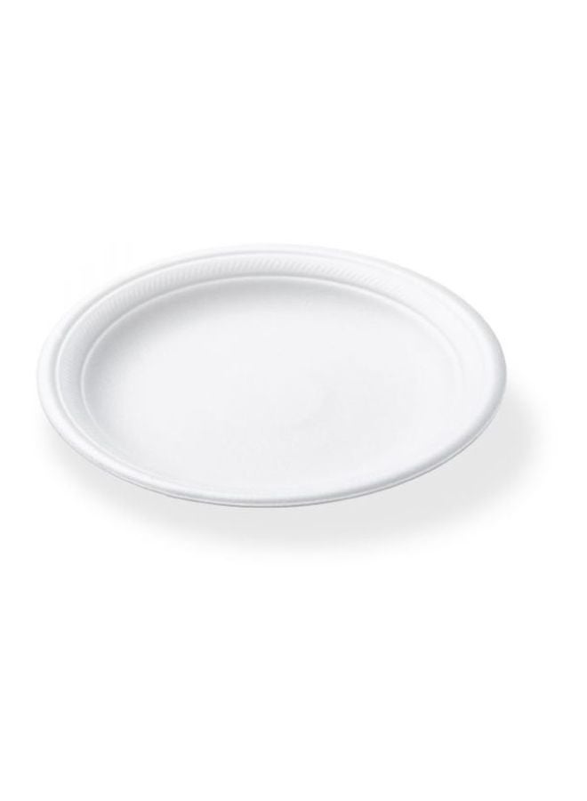 Falcon 25-Piece Disposable Foam Plates White 7inch  - Image 2