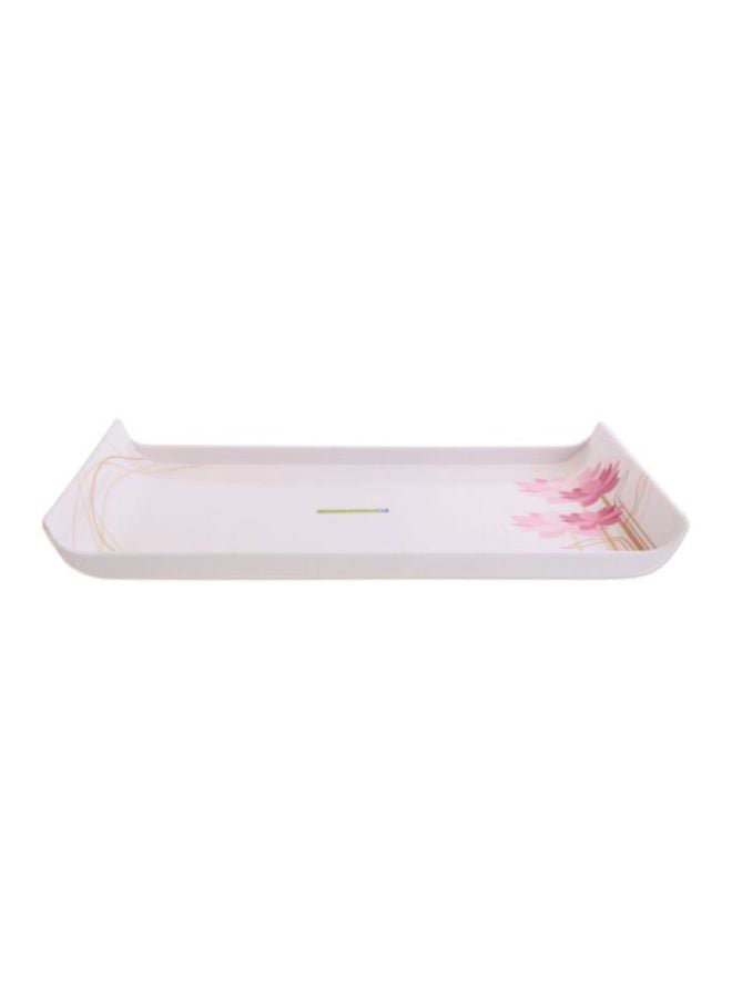 Royalford Tray White/Pink/Beige 22.9x1.3x16cm  - Image 2