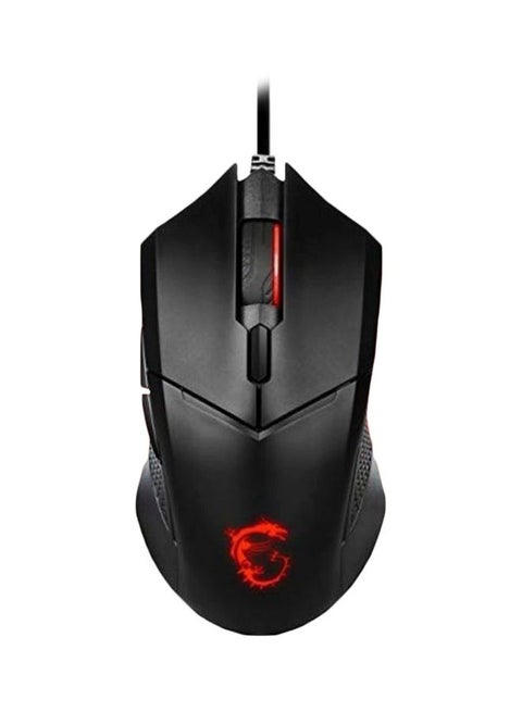Clutch Gm08 4200 Dpi Optical Wired Gaming Mouse With Red Led