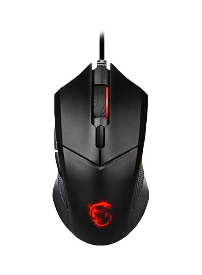 MSI - Clutch Gm08 4200 Dpi Optical Wired Gaming Mouse With Red Led - Image 1