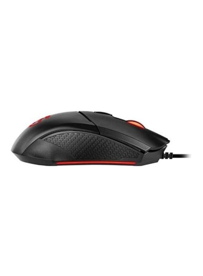 MSI - Clutch Gm08 4200 Dpi Optical Wired Gaming Mouse With Red Led - Image 1