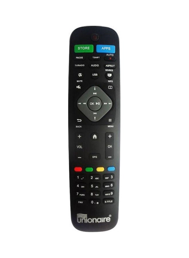 ماركة غير محددة - جهاز تحكم عن بعد لجميع أجهزة يونيون إير - ستاندرد ساتليت - سمارت TV-32 و43 أسود - Image 1