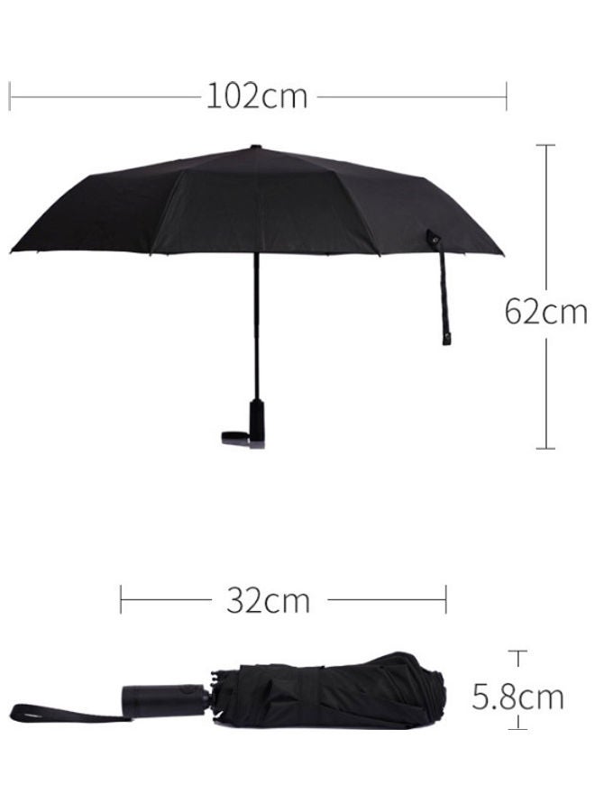 Generic - Anti-UV Sun Umbrella Black - Image 1