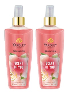 Yardley Sensation Body Mist Fruity 236ml Pack Of 2 