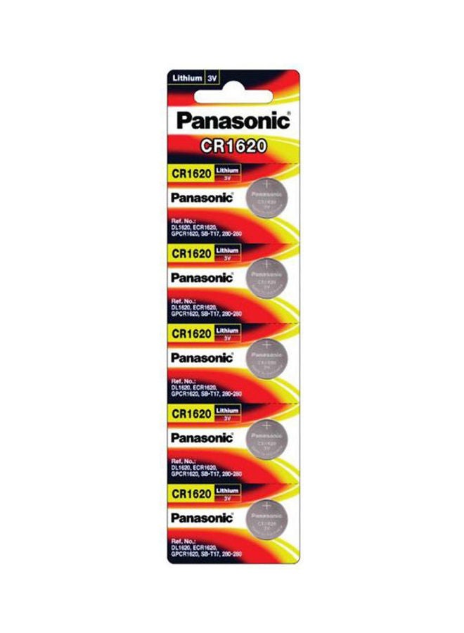Panasonic - Lithium Batteries - 5 Pieces Multicolour - Image 1