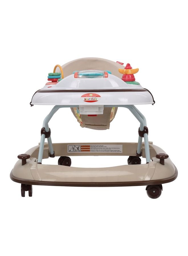 BABY PLUS Foldable Baby Walker With 3 Position Adjustable Height And Musical Toy Bar Suitable From 6 To 18 Months - Image 3