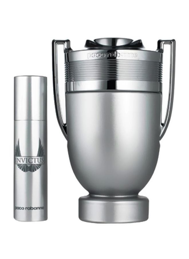 paco rabanne 2-Piece Invictus EDT Set EDT 100 Ml, EDT Mini 10ml - Image 1