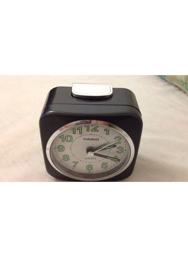 CASIO - Wake Up Timer Alarm Desk Clock Black/White/Green 7.6x7.7x3.8cm - Image 1