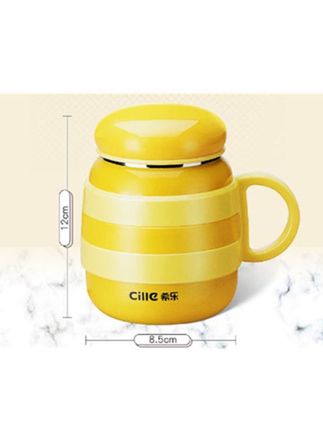 Beauenty Thermos Mini Water Cup Yellow/Black 12x8.5cm  - Image 3