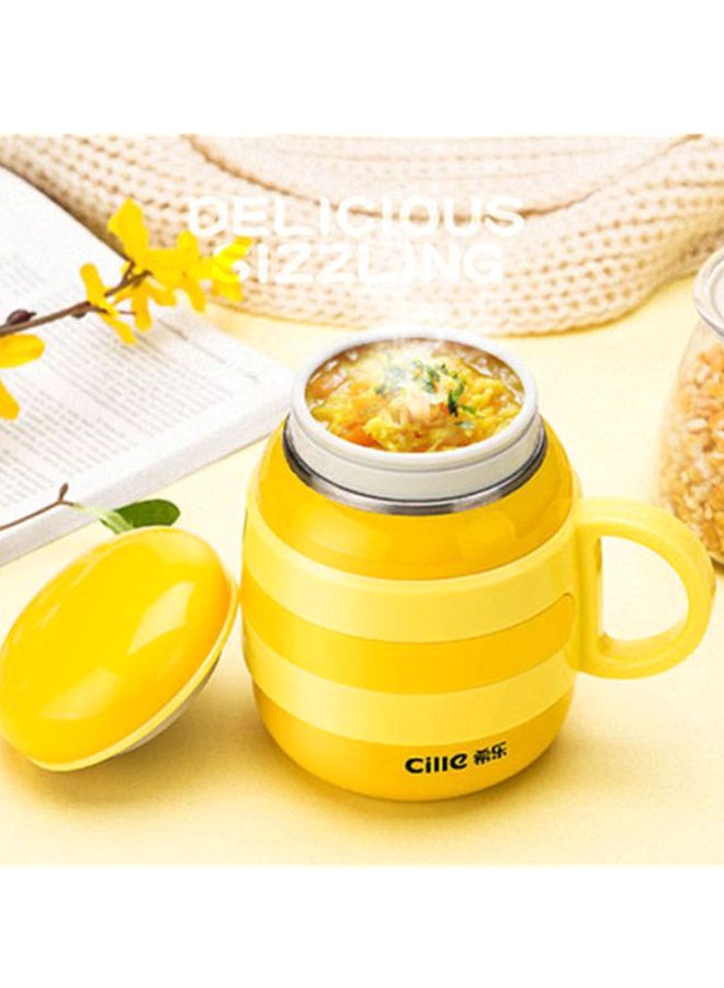 Beauenty Thermos Mini Water Cup Yellow/Black 12x8.5cm  - Image 4