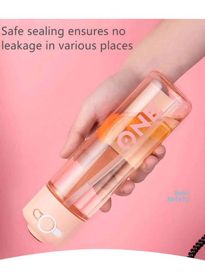 Beauenty Adult Plastic Bottle Clear/Orange 22x6.7cm - Image 5