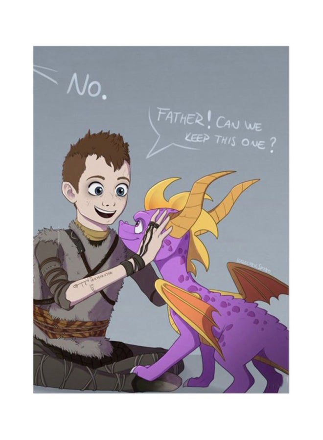 The Video Game Spyro Mouse Pad Multicolour 
