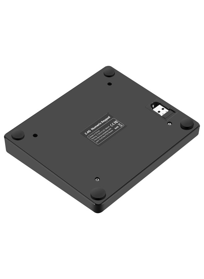 35-Key Portable Wireless Numeric Keyboard Black - Image 4