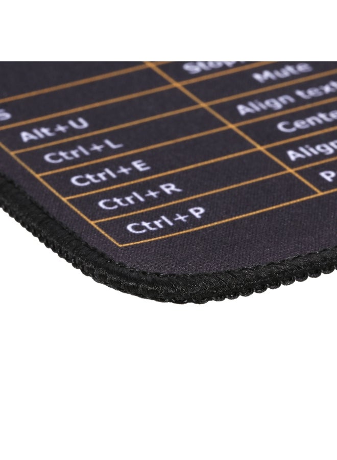 docooler Oversized Gaming Keyboard Shortcuts Mouse Pad Multicolour - Image 3