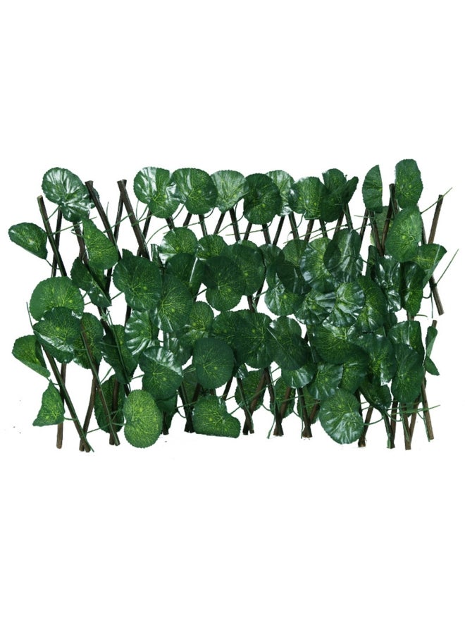 Generic Imitation Leaf Fake Plant Courtyard Fence Green 0.23kg 