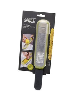 Joseph Joseph Handi Zester With Blade Wiper Silver/Black/Green 28x2x5cm  - Image 2